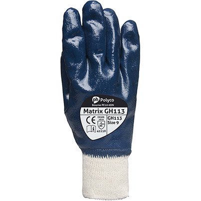 Polyco Matrix GH113 Nitrile-Coated Work Gloves 9