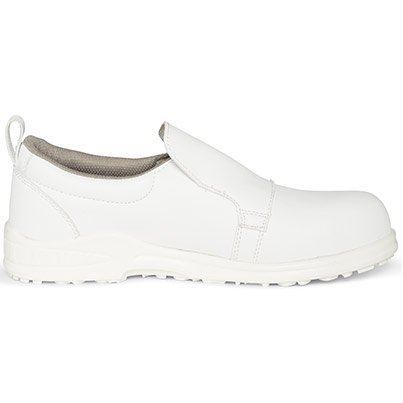 Anvil Traction Ontario White Slip-On S2 Safety Shoes 7 41