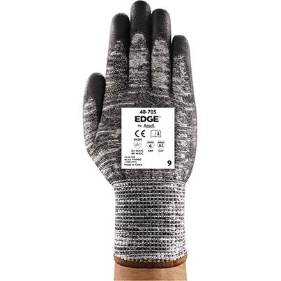 Ansell Edge 48-705 PU-Coated Cut-Resistant Gloves 9