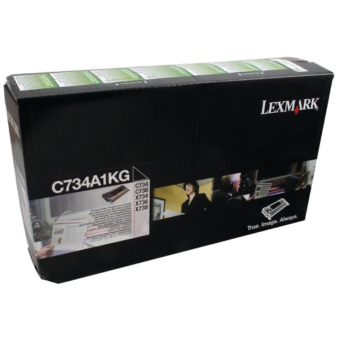 Lexmark C/X734 Return Programme 8K Toner Cartridge Black C734A1KG