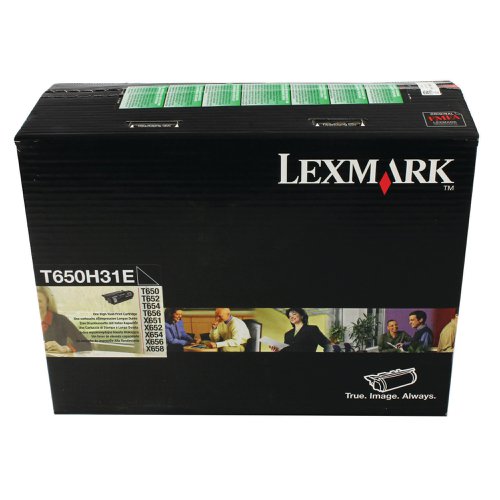 Lexmark T650 25K Toner Cartridge High Yield Black T650H31E