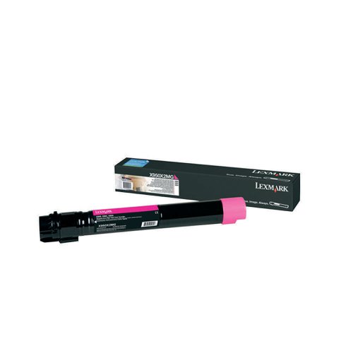 Lexmark X950/952/954 Toner Cartridge Extra High Yield 22K Magenta X950X2MG