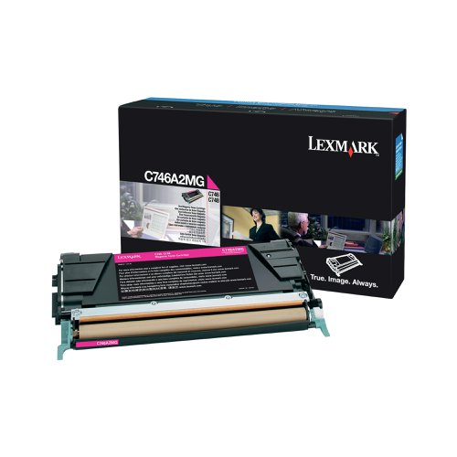 Lexmark C746/8 Return Programme 7K Toner Cartridge Magenta C746A1MG