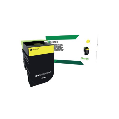 Lexmark CS/CX310 Return Programme 1K Toner Cartridge Yellow 70C20Y0