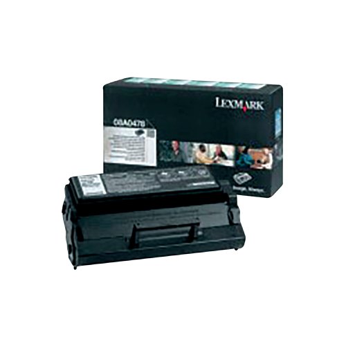 Lexmark Return Program Toner Cartridge High Yield Black 08A0144