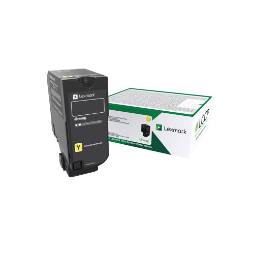 Lexmark CS/CX72xx Return Programme 3K Toner Cartridge Yellow 74C20Y0