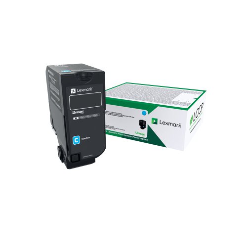 Lexmark Cyan Corporate 12K Toner Cartridge 74C2HCE