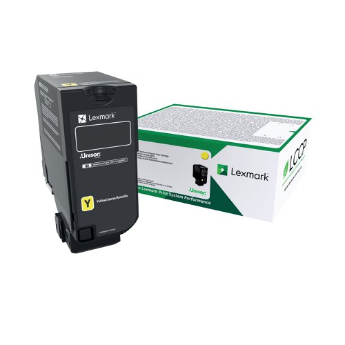 Lexmark CS/CX725 Corporate 12K Toner Cartridge High Yield Yellow 74C2HYE