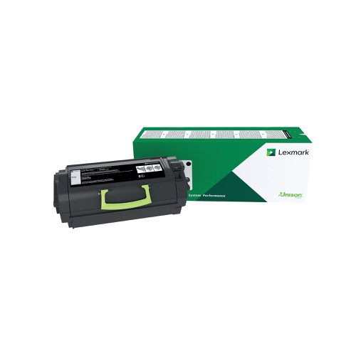 Lexmark Toner Cartridge 25K High Yield Black 63B2H00