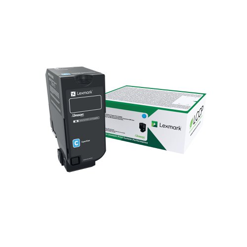 Lexmark CS/CX727 Return Programme 10K Toner Cartridge Cyan 75B20C0