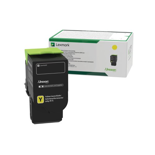 Lexmark Return Programme 1K Toner Cartridge Standard Yield Yellow C2320Y0