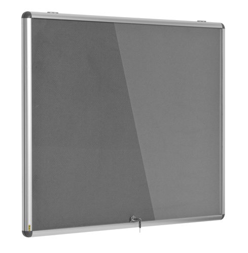 Bi-Office Enclore Fire Retardant Grey Lockable Door Top Hinged 12xA4 ST370102150