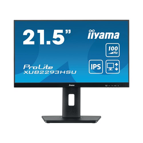 iiyama Prolite IPS 21.5 Inch Monitor Slim Bezel XUB2293HSU-B6 Desktop Monitors II12304