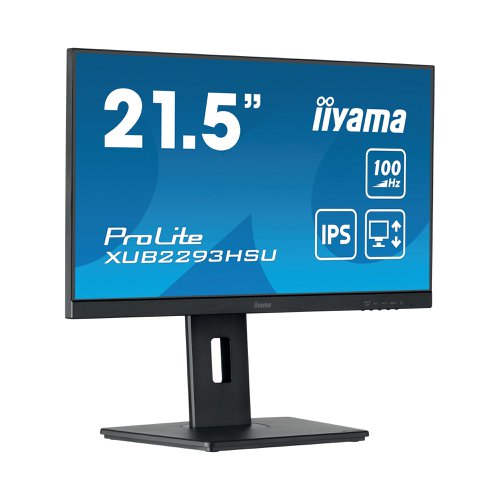 iiyama Prolite IPS 21.5 Inch Monitor Slim Bezel XUB2293HSU-B6