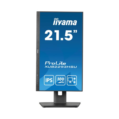 II12457 | Stylish edge-to-edge design makes the ProLite XUB2293HSU perfect for multi-monitor set-ups. The IPS panel technology offers accurate and consistent colour reproduction with wide viewing angles. High contrast and brightness values mean the monitor will provide excellent performance for photographic and web design. Equipped with speakers, headphone socket, 2 port USB hub, HDMI and DisplayPort connections, a blue light reducer function to reduce eye fatigue and an ergonomic 150mm height adjustable stand for optimal user comfort, this 21.5 inch’ display is a great choice for both multi-monitor configuration and office applications.