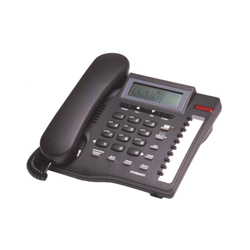 IQ88035 | Interquartz Gemini CLI 9335 Corded Telephone offers a whole host of benefits to business users and home workers including Caller ID, hands free and headset compatibility, all for a very reasonable price. This model is also ideal for Featureline and Centrex users. Featuring triple standard message waiting (high voltage, reverse polarity and voltage drop), large 3 line LCD, headset port, data port, 100 name / number directory, 20 protectable memories and locking mute button with LED indicator.