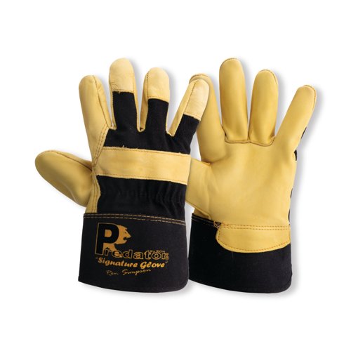 Predator Signature Hide Riggercat Gloves 1 Pair Gold 10 (Pack of 10) PRED2-GOLD