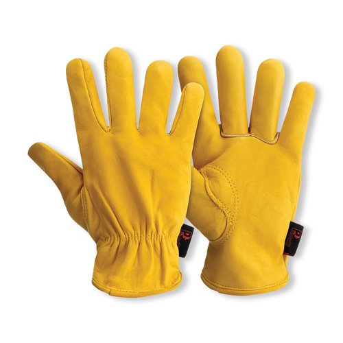 Supreme Hide Drivers Glove 1 Pair Gold 10 (Pack of 10) PRED3-GOLD