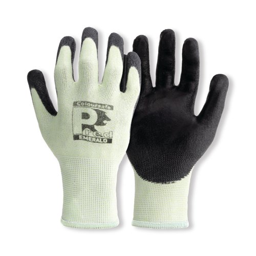 Predator Emerald Coloursafe Cut C Safety Gloves 1 Pair White/Black 9 (Pack of 10) PUUH-13-9