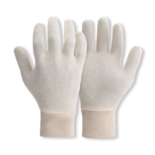 Pred Seamless Stockinette Gloves 1 Pair White Medium (Pack of 10) STMKW