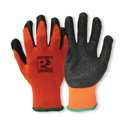 Pred Alaska Coloursafe Gloves 1 Pair Orange/Black 9 (Pack of 10) WPTL7CL-9
