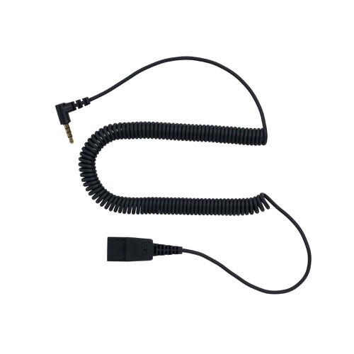 Jabra Quick Disconnect (QD) to 2.5mm Jack Coiled Cord 2m 8800-01-46