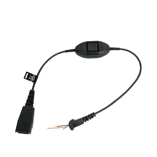 Jabra Quick Disconnect (QD) Headset Cable with Mute Function for Ascom 8800-00-98