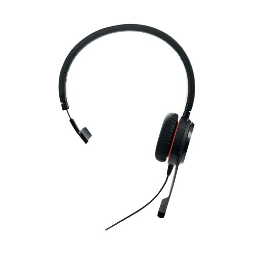 Jabra Evolve 30 II Monaural Corded Headset USB-A 3.5mm Jack Microsoft Teams Version 5393-823-309