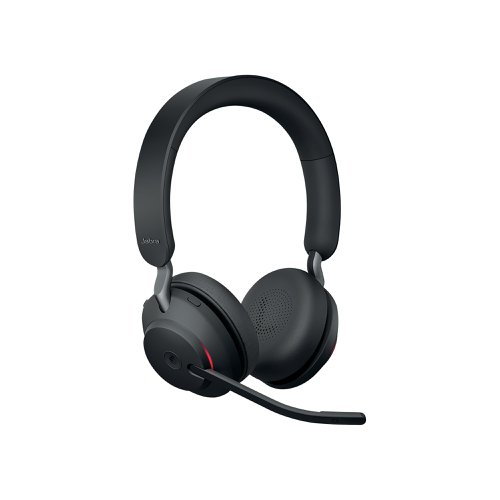 Jabra Evolve2 65 380A MS Stereo Headset Black Including Charging Stand 26599-999-989