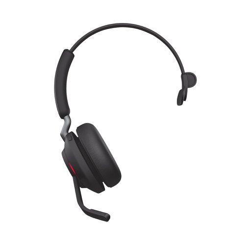 Jabra Evolve2 65 Monaural USB-A Wireless Headset Unified Communication Version Black 26599-889-999