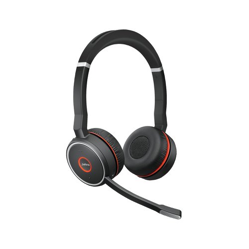 Jabra Evolve 75 SE MS Stereo Wireless Headset Link 380 USB-A Bluetooth Adapter 7599-842-109