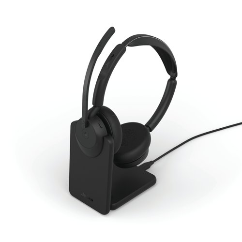 Jabra Evolve3 45 MS 390 Headset USB-C Stereo wth C/Stand 34599-999-889