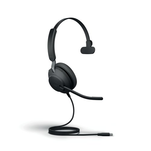 Jabra Evolve2 40 SE Monaural Wired Headset USB-C UC Version 24189-889-889