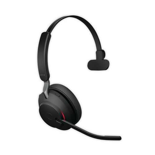 Jabra Evolve2 65 Mono Headset USB-A with Charging Stand Unified Communication Black 26599-889-989989