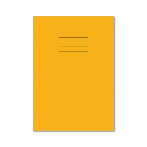 Hamelin Exercise Book 10mm Squared 64 Page A4 Yellow (Pack of 50) 100106015