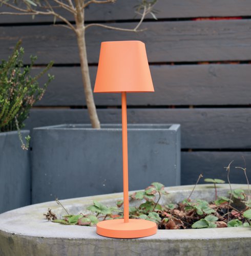 JD04142 | With its modern, elegant design and water resistance, AVA is ideal for outdoor use. The perfect ally to brighten up your evenings on any occasion or simply add a touch of freshness to your desk.