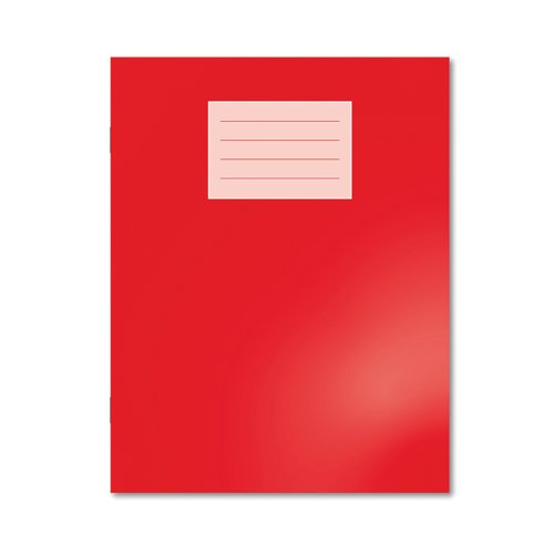 Hamelin Oxford Exercise Book 8mm Lined 80 Page 229x178mm Red (Pack of 100) 400148903
