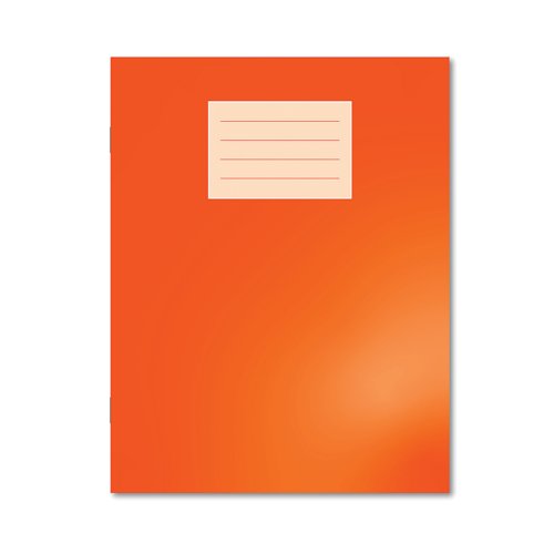 Hamelin Oxford Exercise Book 8mm Lined 80 Page 229x178mm Orange (Pack of 100) 400160728