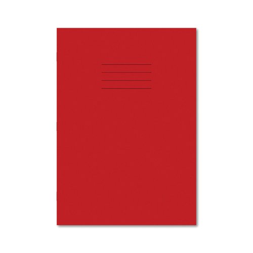 Hamelin Exercise Book 12mm Lined 64 Page A4 Red (Pack of 50) 400109992