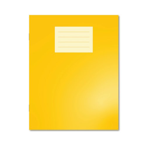 Hamelin Oxford Exercise Book 8mm Lined 80 Page 229x178mm Yellow (Pack of 100) 400136122