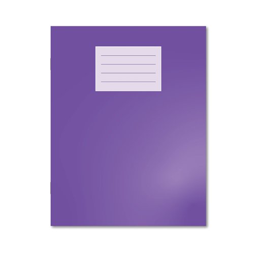 Hamelin Oxford Exercise Book 8mm Lined 80 Page 229x178mm Purple (Pack of 100) 400136123