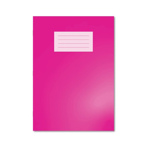 Hamelin Oxford Exercise Book 8mm Lined 80 Page A4 Pink (Pack of 50) 400136168