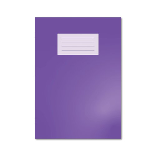 Hamelin Oxford Exercise Book 8mm Lined 80 Page A4 Purple (Pack of 50) 400136169