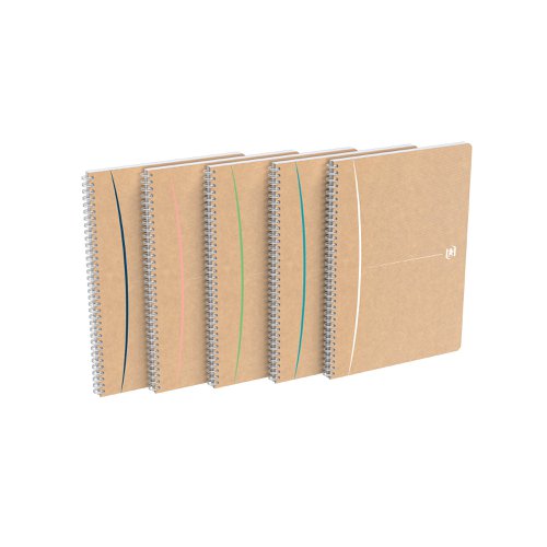 Oxford Touareg Wirebound Notebook Ruled A4 (Pack of 5) 400141848