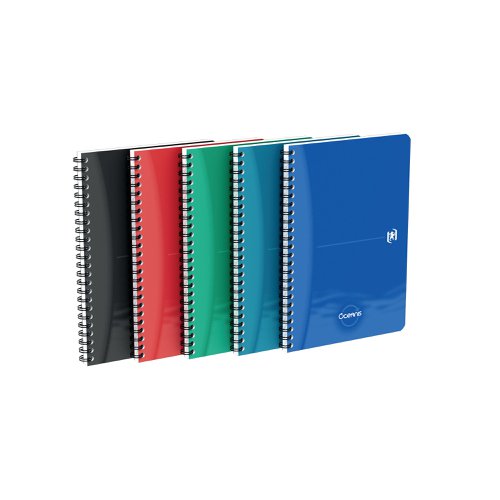 Oxford Oceanis Wirebound Notebook Ruled A5 Assorted (Pack of 5) 400178651 | Hamelin