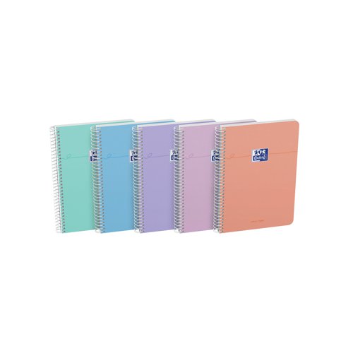 Oxford Smart Pastel Notebook Ruled Assorted A5 (Pack of 5) 400187022