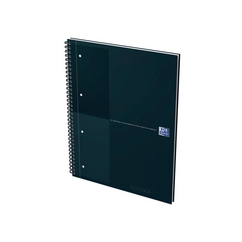 Oxford Hardback Wirebound Notebook 160 Pages Special Edition A4+ Black 400194457-S | Hamelin