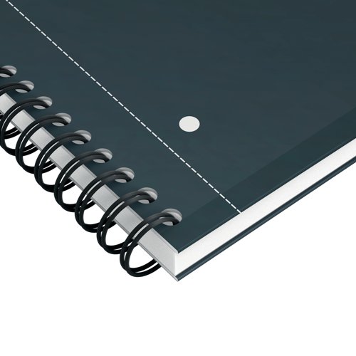 Oxford Hardback Wirebound Notebook 160 Pages Special Edition A4+ Black 400194457-S | Hamelin