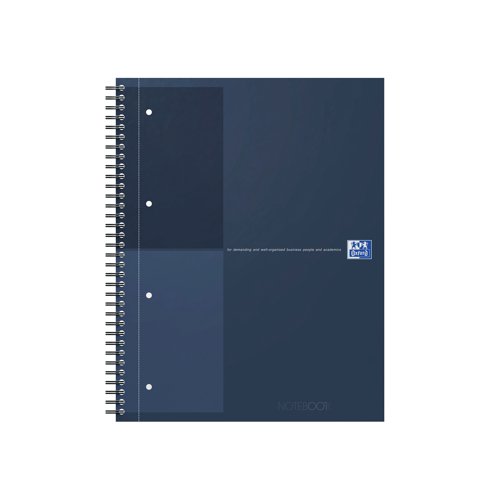 Oxford Hardback Wirebound Notebook 160 Pages Special Edition A4+ Blue (Pack of 5) 400194458