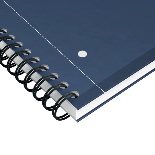 Oxford Hardback Wirebound Notebook 160 Pages Special Edition A4+ Dark Blue 400194458-S